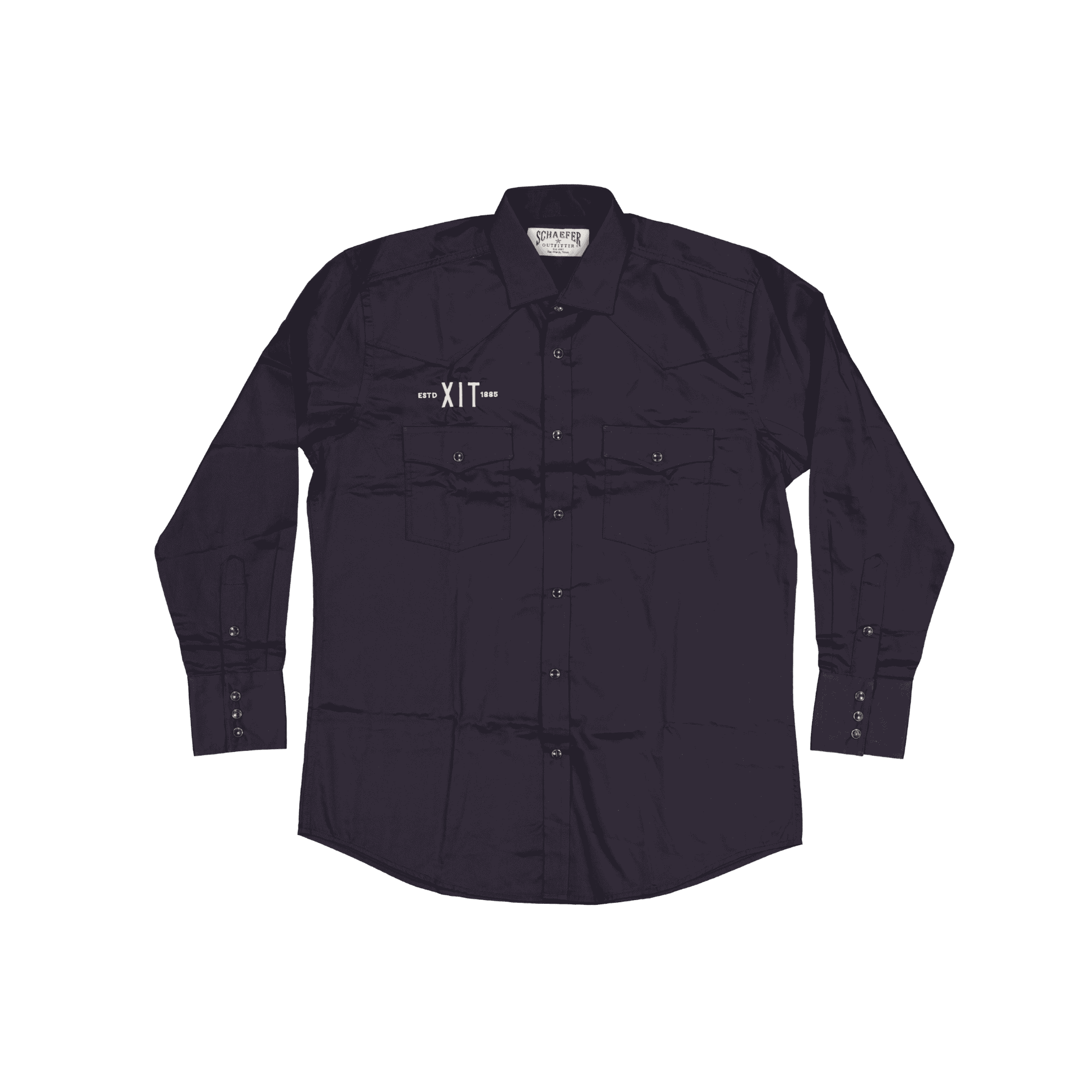 Schaefer x XIT Classic Western Button Down With Snaps