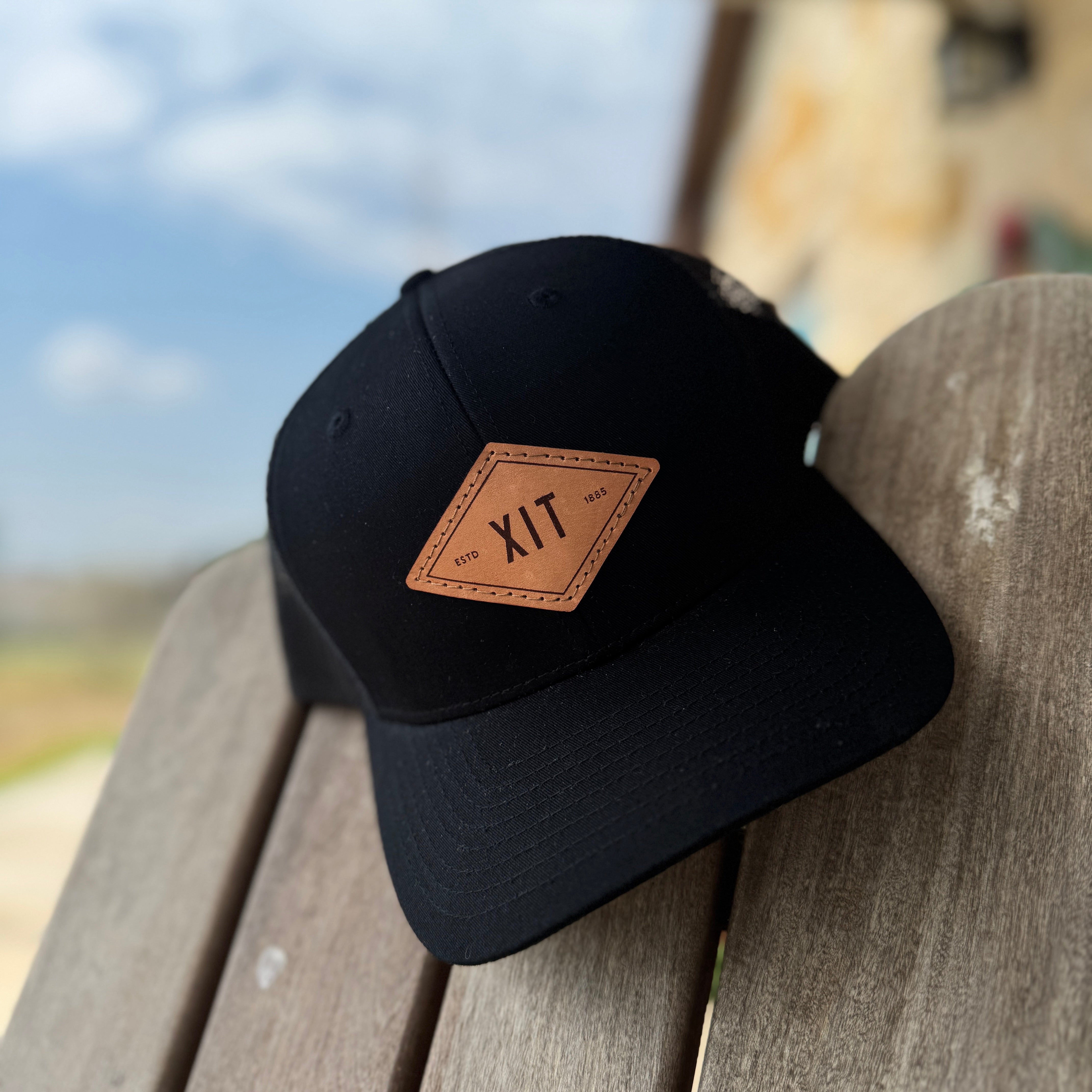 XIT Diamond Leather Patch Hat