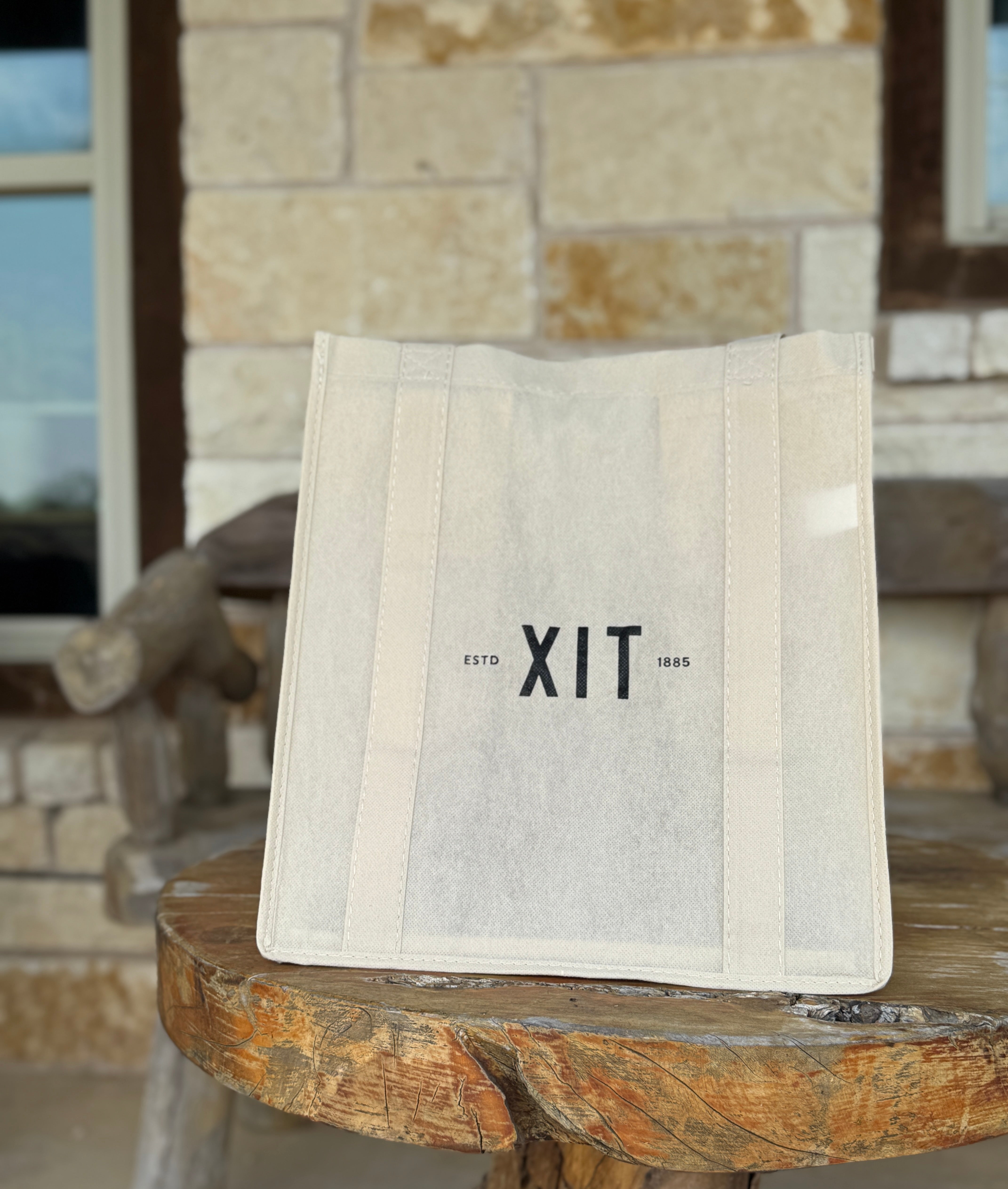XIT Branded Beige Tote Bag